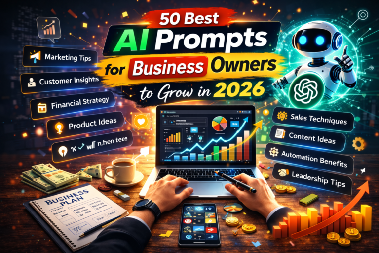 50 Best AI Prompts for Business Owners to Grow in 2026