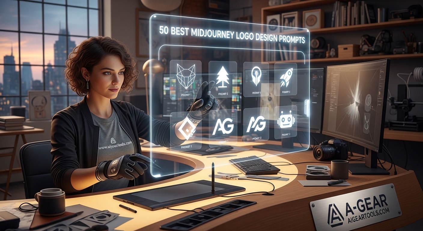 50 Best Midjourney Logo Design Prompts