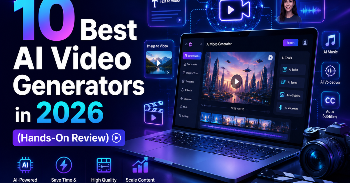 10 Best AI Video Generators in 2026 (Hands-On Review)