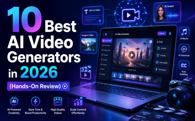 10 Best AI Video Generators in 2026 (Hands-On Review)