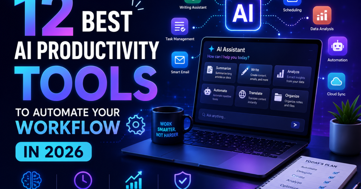 12 Best AI Productivity Tools to Automate Your Workflow in 2026
