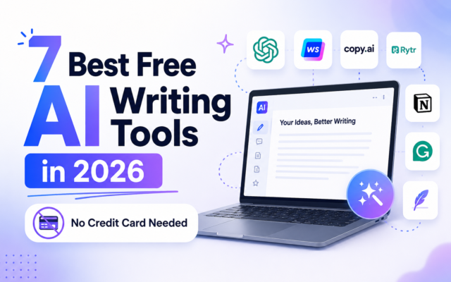 7 Best Free AI Writing Tools in 2026 (No Credit Card Needed)