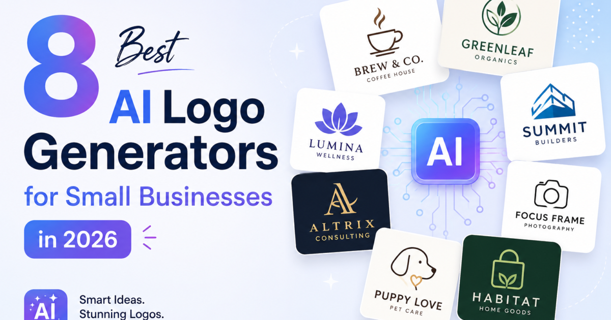 8 Best AI Logo Generators for Small Businesses in 2026