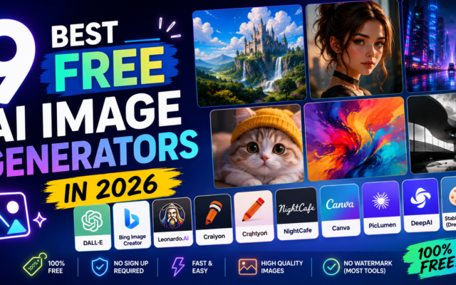 9 Best Free AI Image Generators in 2026