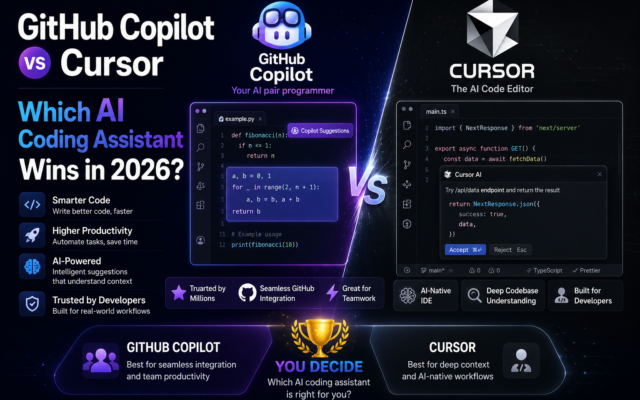GitHub Copilot vs Cursor: Which AI Coding Assistant Wins in 2026?