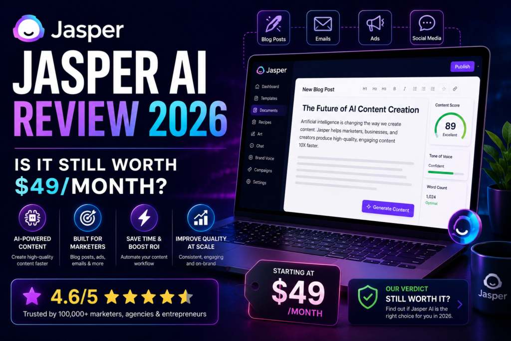 Jasper AI Review 2026 Is It Still Worth $49Month