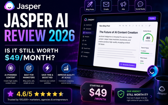 Jasper AI Review 2026: Is It Still Worth $49/Month?