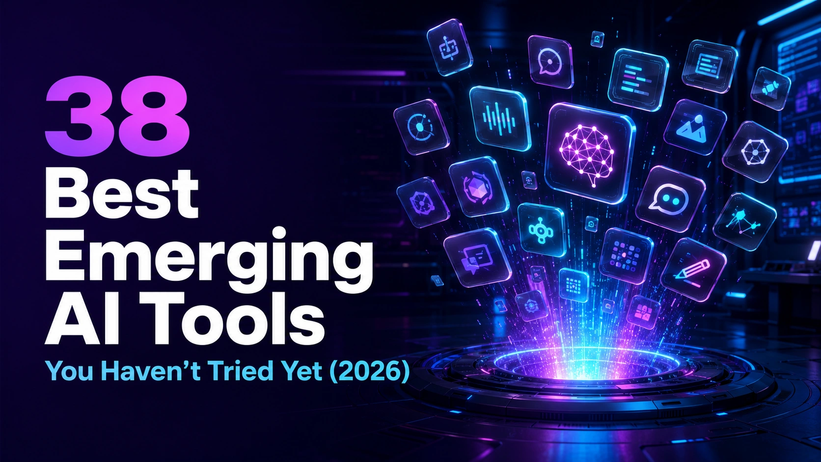 38 Best Emerging AI Tools to Try in 2026 (New & Underrated)